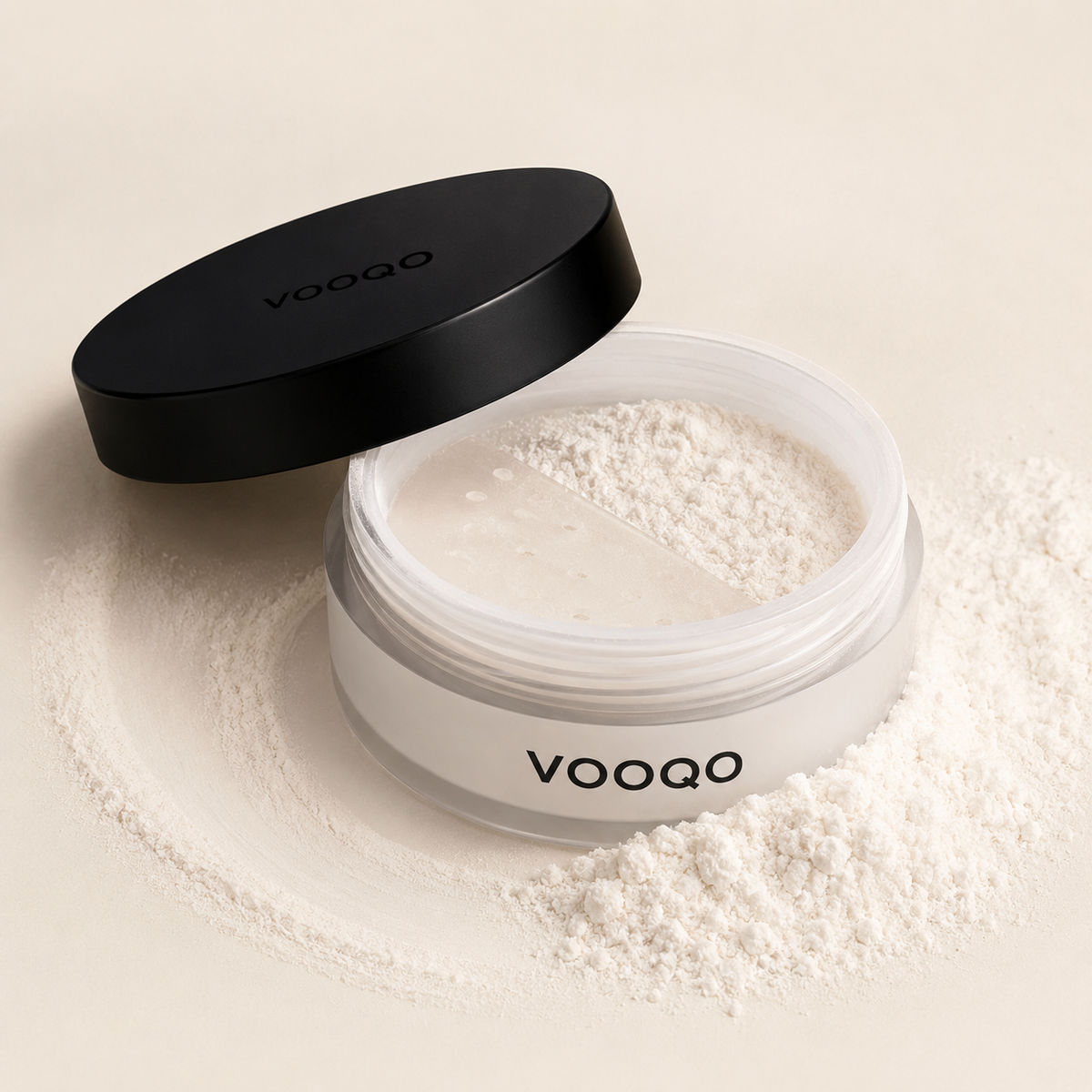 Ultra-fine translucent Vooqo Mattifying Setting Powder texture
