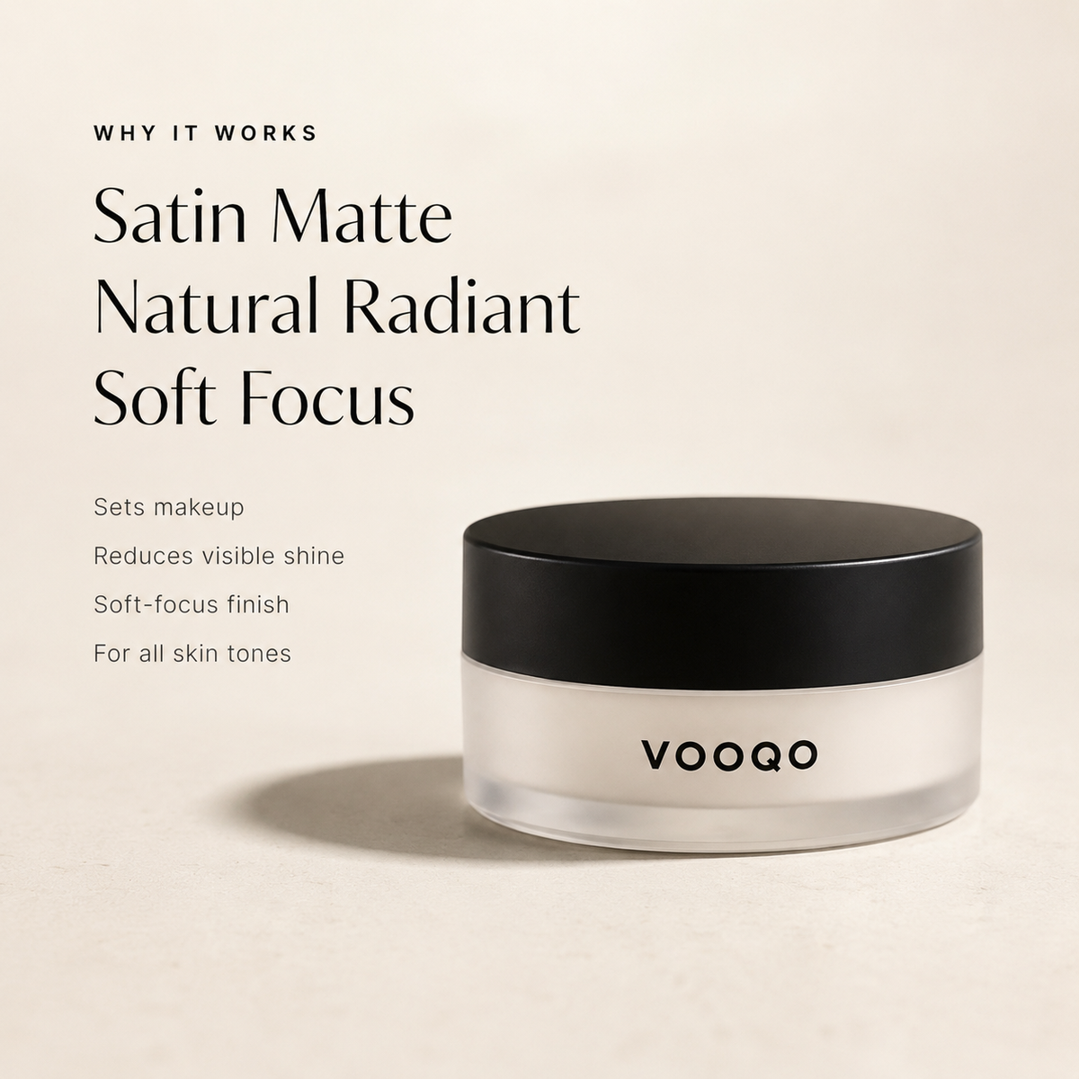 Vooqo Mattifying Setting Powder 04 Why It Works